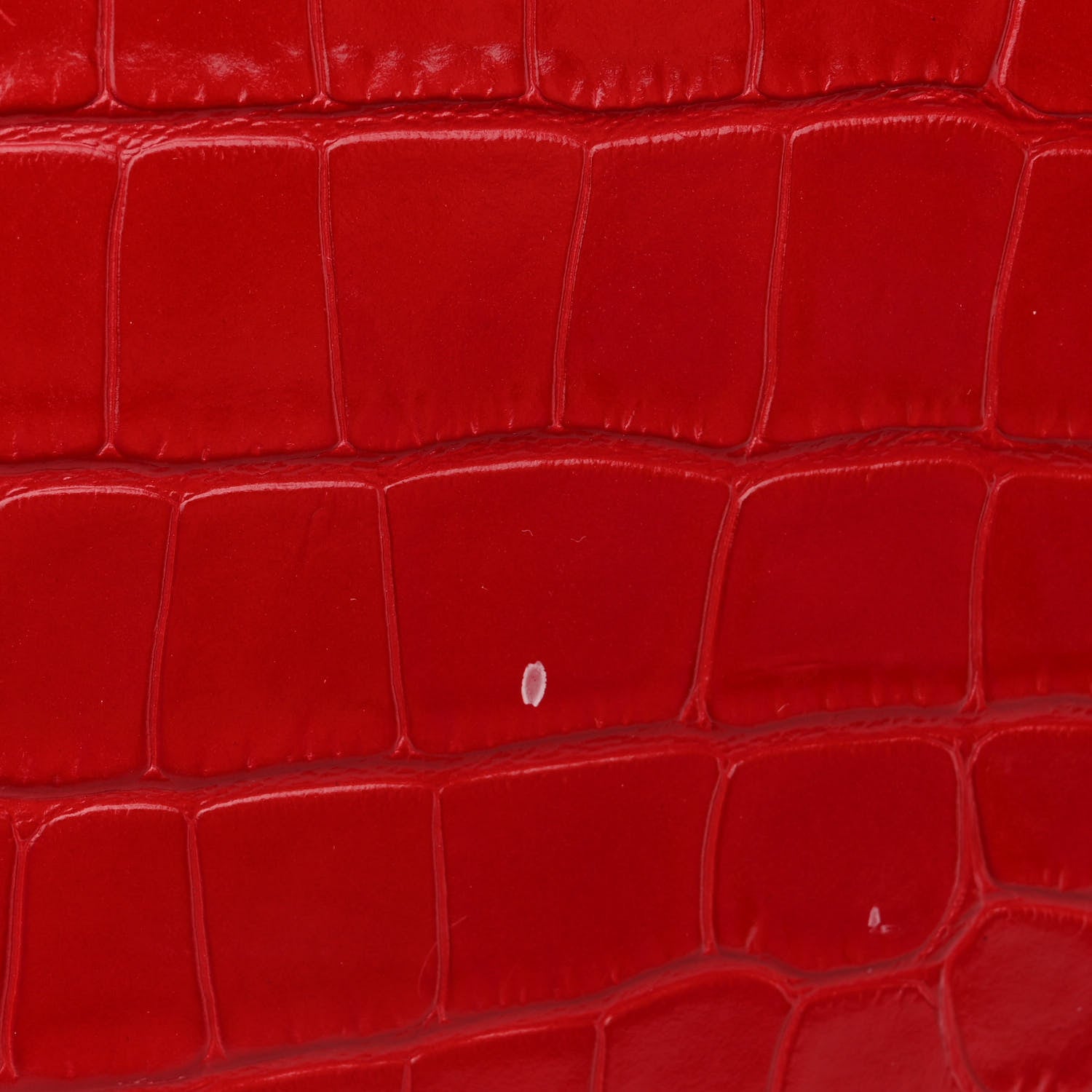Christian Louboutin Calfskin Crocodile Embossed Spikes East West Cabata Tote 12 of 14