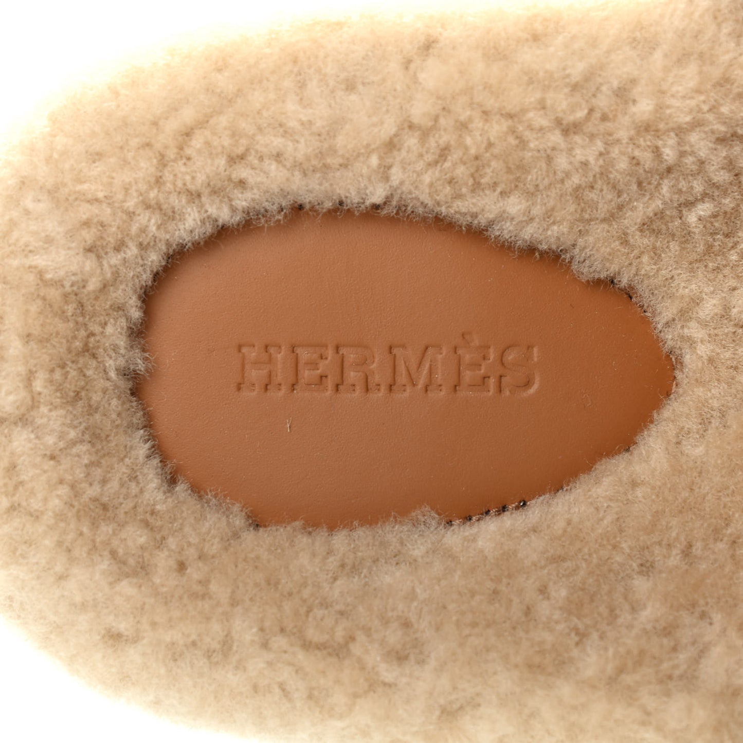 Suede Goatskin Woolskin Womens Chypre Sandals 37 Golden Beige