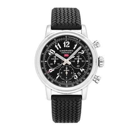 Chopard Stainless Steel Rubber 42mm 1000 Mille Miglia Classic Chronograph Automatic Watch Black 1 of 5