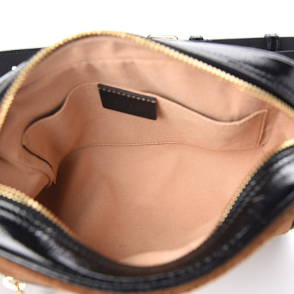 Gucci Suede Small Ophidia Belt Bag 85 34 Brown 4 of 8
