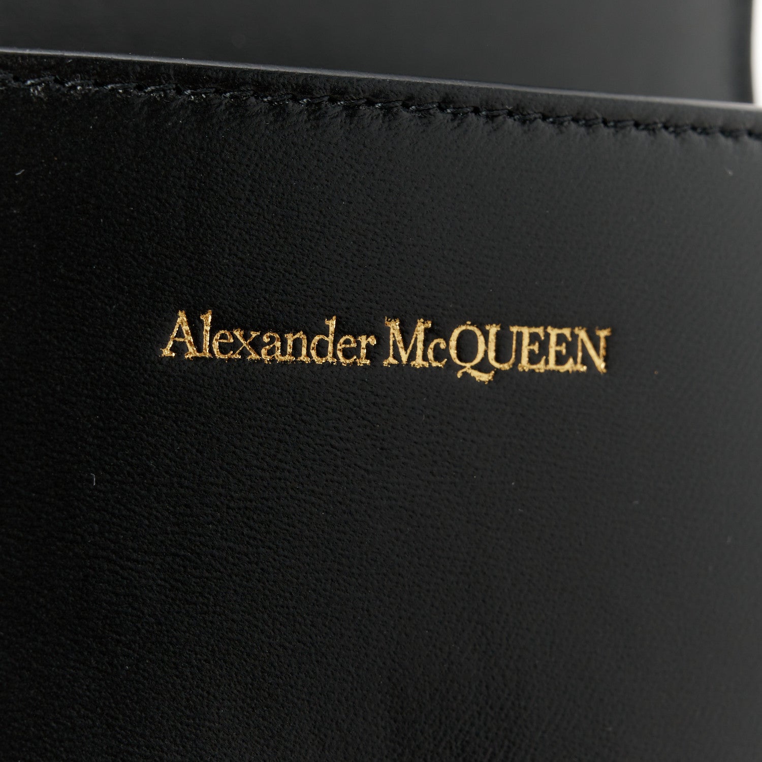 Alexander McQueen Calfskin Studded Mini Jeweled Knuckle Satchel Black 8 of 11
