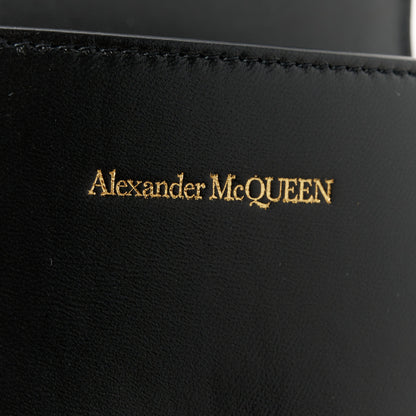 Alexander McQueen Calfskin Studded Mini Jeweled Knuckle Satchel Black 8 of 11