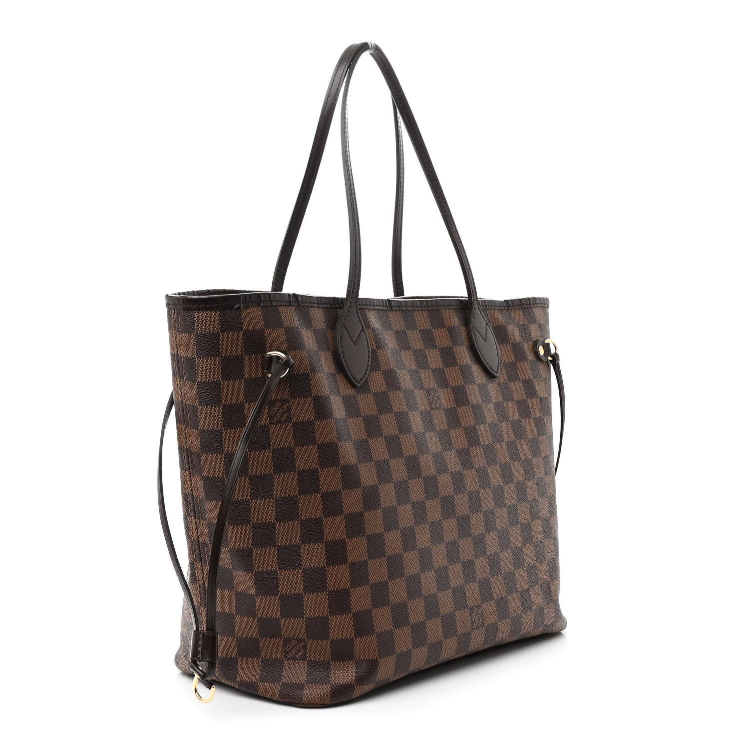 Louis Vuitton Damier Ebene Neo Neverfull MM Rose Ballerine 3 of 14