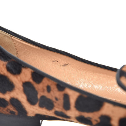 Christian Louboutin Pony Hair Leopard Print Sakouette Loafers Flats 40.5 11 of 14