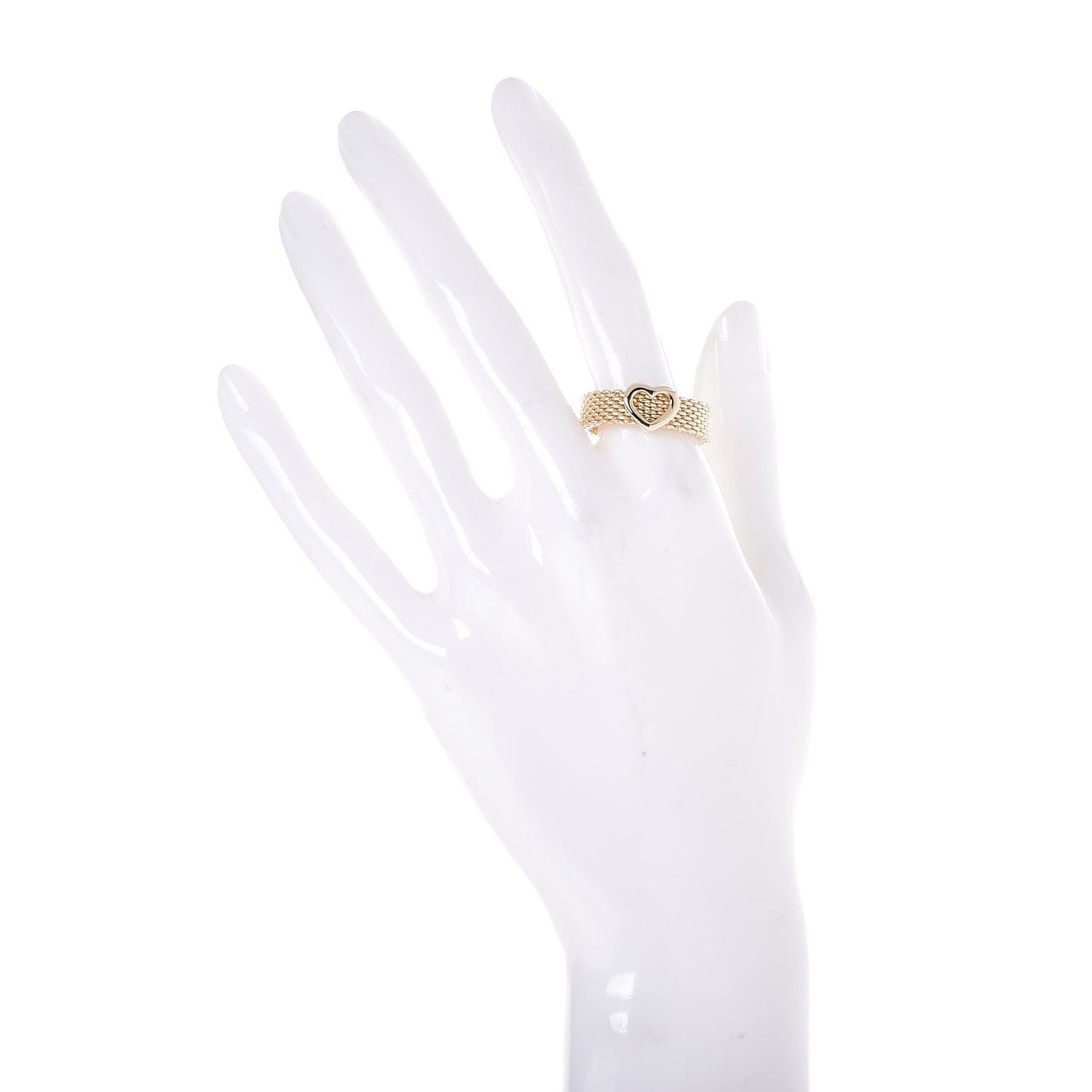 18K Yellow Gold Heart Somerset Ring 62.1 10