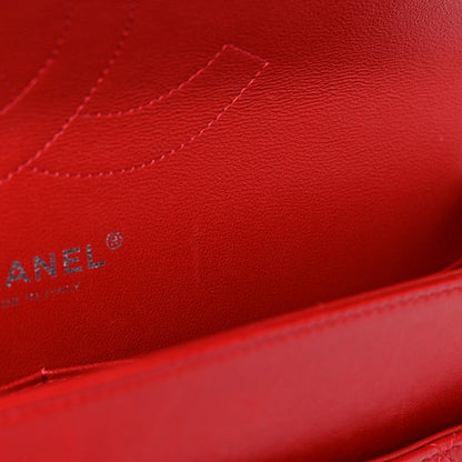Chanel Lambskin Quilted Jumbo Double Flap Red 15 of 26