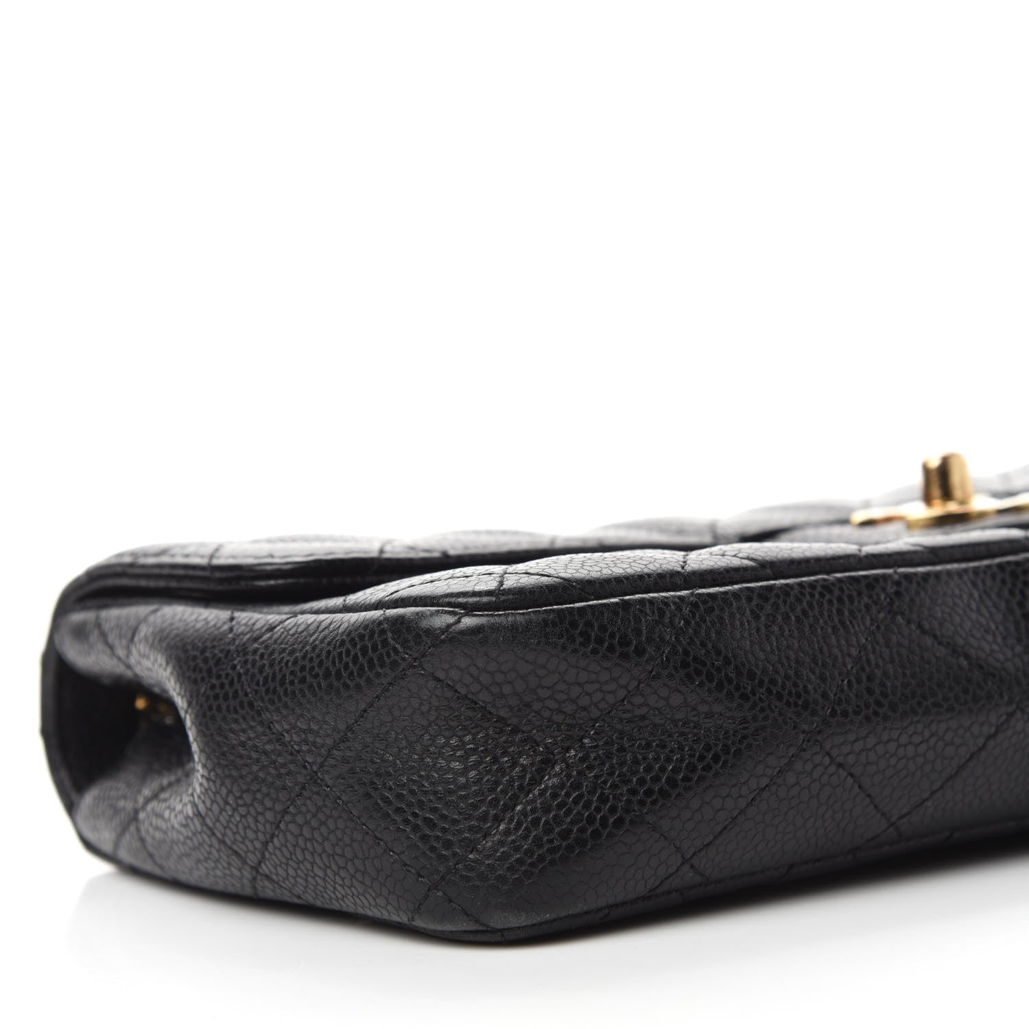 Chanel Caviar Quilted East West Flap Black 6 of 10