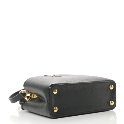 Louis Vuitton Taurillon Capucines BB Black 4 of 11
