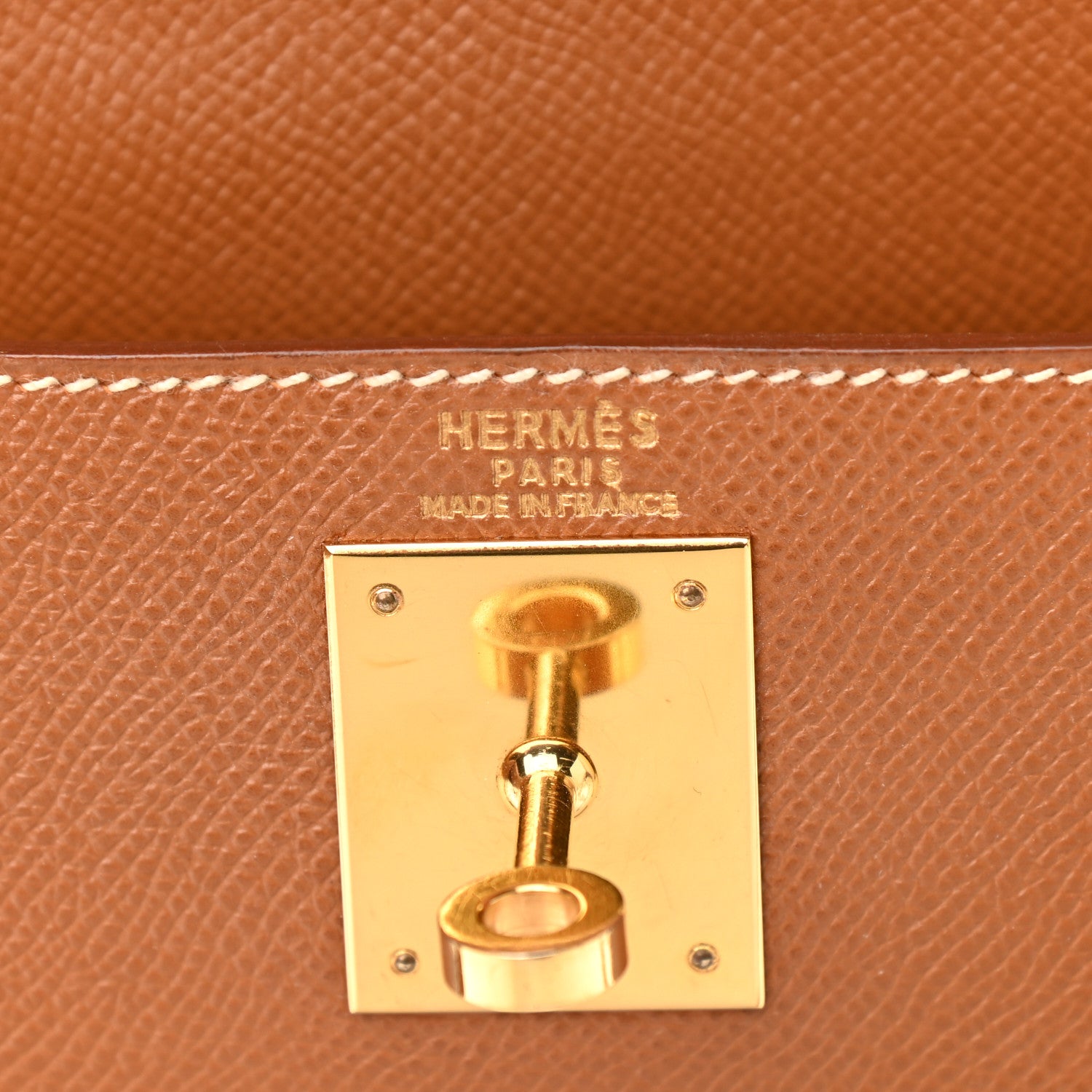 Hermes Courchevel Kelly Sellier 28 Gold 6 of 20