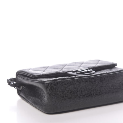 Chanel Caviar Quilted Incognito Mini Square Flap Black 8 of 11