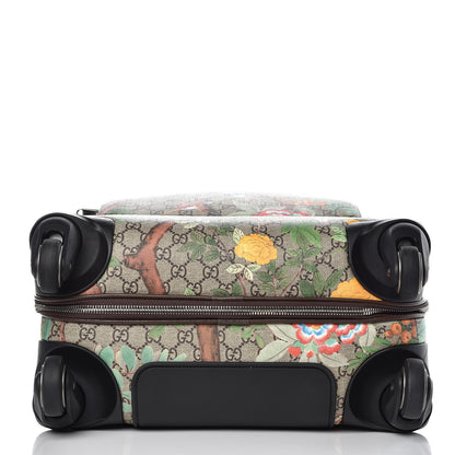 Gucci GG Supreme Monogram Tian Carry On Trolley Beige Multicolor New Acero 8 of 12