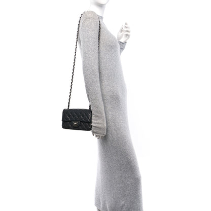 Chanel Caviar Quilted Mini Rectangular Flap Black 2 of 10