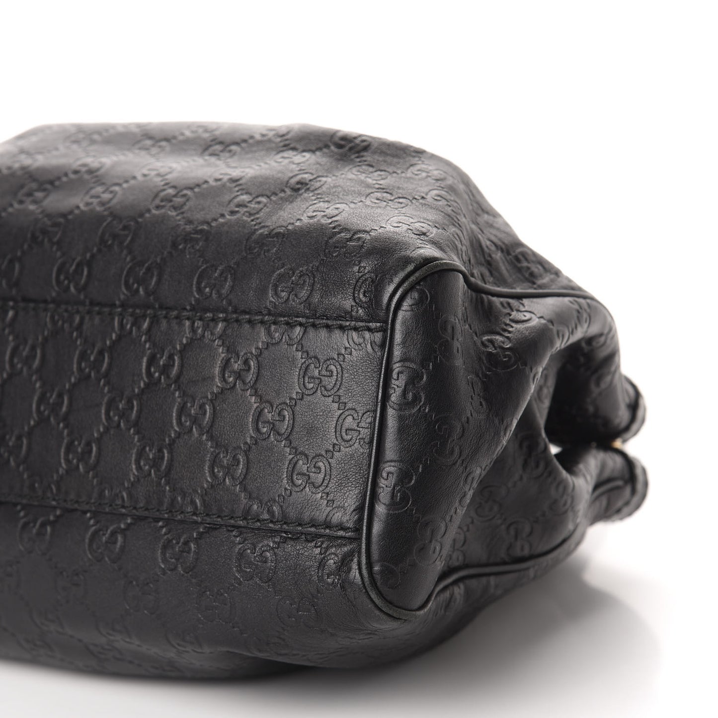 Guccissima Medium Sukey Tote Black