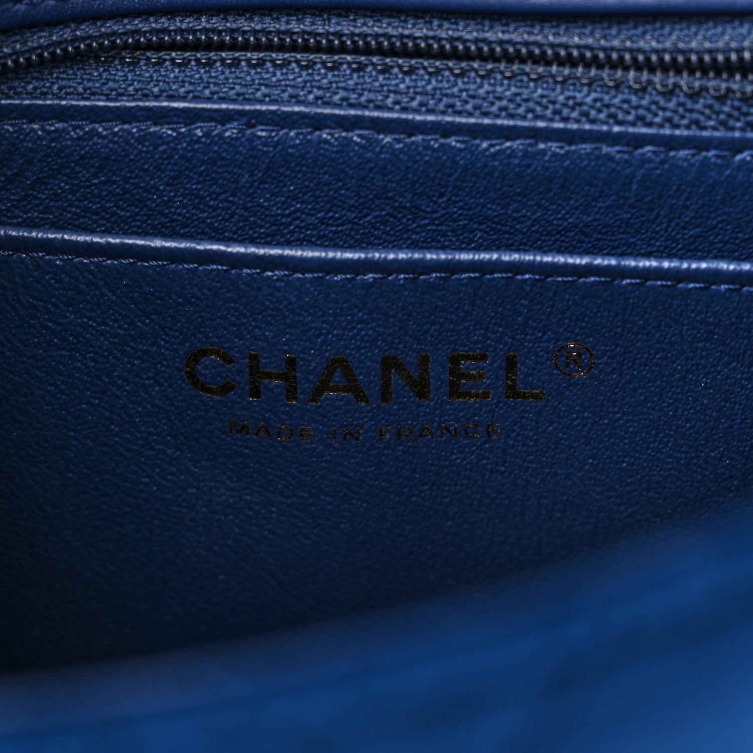 Chanel Velvet Quilted Mini 2.55 Reissue Flap Blue 6 of 10