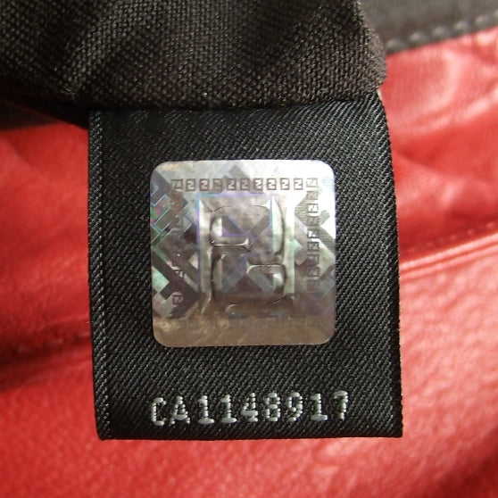 Fendi Crinkled Lambskin Mia Shoulder Flap Red 11 of 12