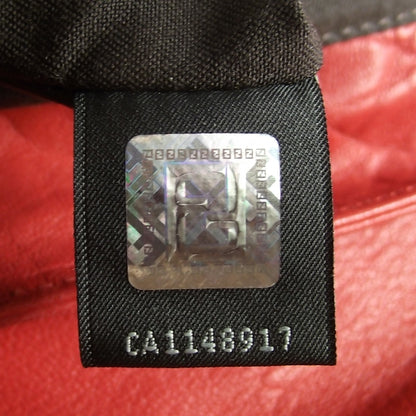 Fendi Crinkled Lambskin Mia Shoulder Flap Red 11 of 12