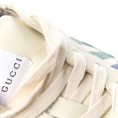 Gucci Calfskin Glitter Game Logo Womens Rhyton Sneakers 36 Mystic White 12 of 12