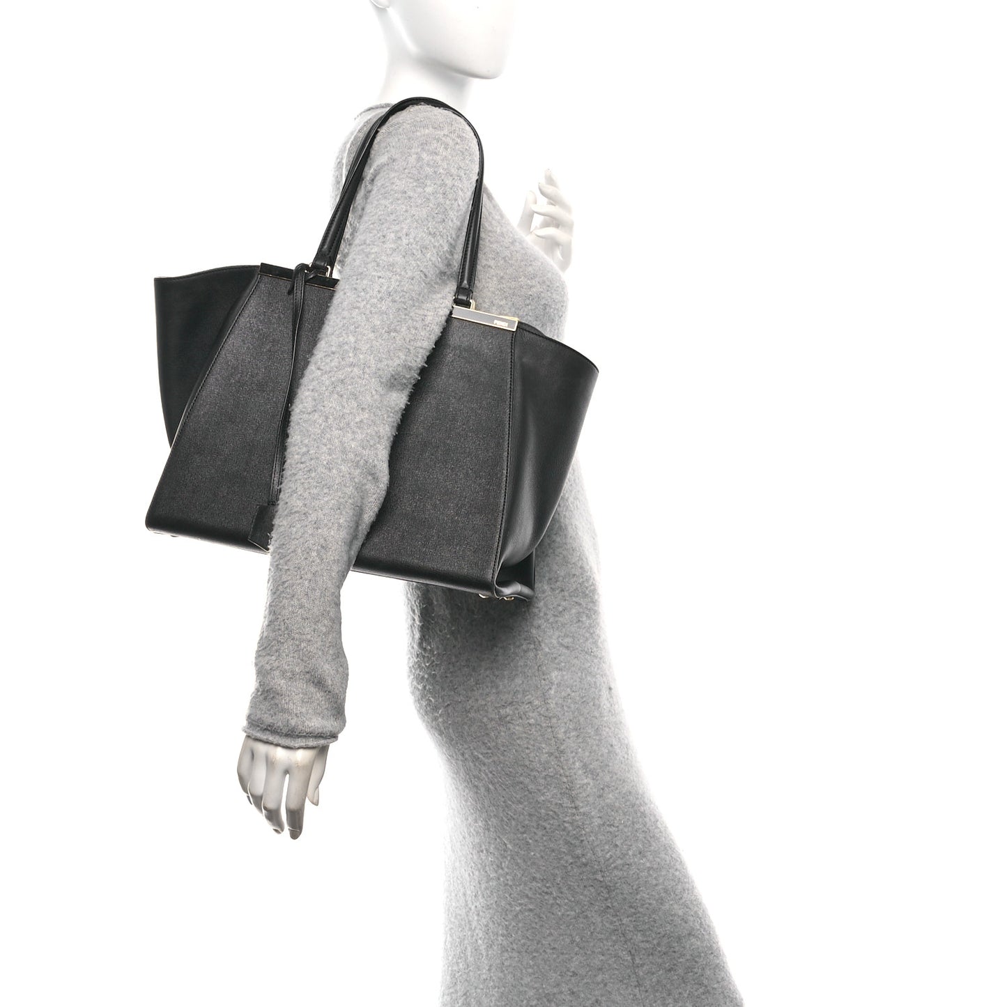 Vitello Elite Large 3Jours Tote Black