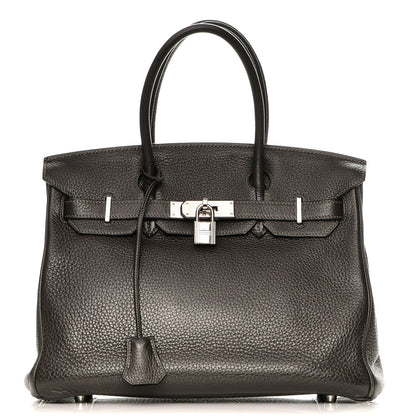 Hermes Taurillon Clemence Birkin 30 Graphite 1 of 28