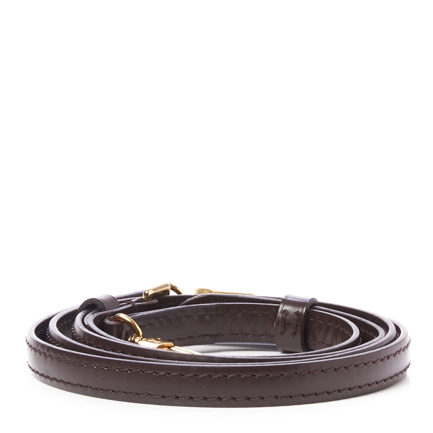 Calfskin Adjustable Speedy Bandouliere Shoulder Strap Brown