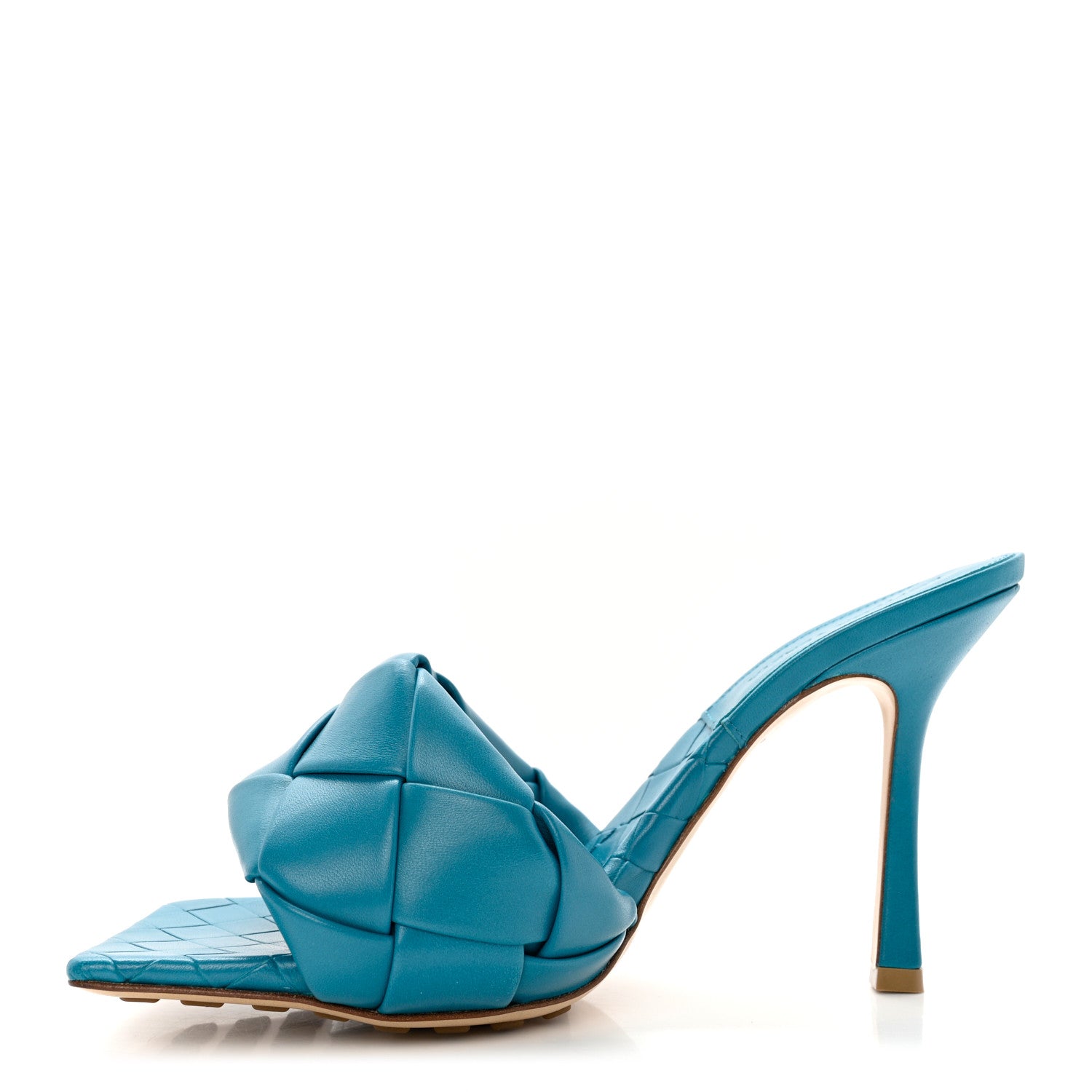 Bottega Veneta Nappa Maxi Intrecciato Lido 90mm Mule Sandals 39.5 Blaster 1 of 7
