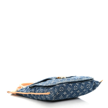 Louis Vuitton Monogram Denim Sac Plat 4 of 13