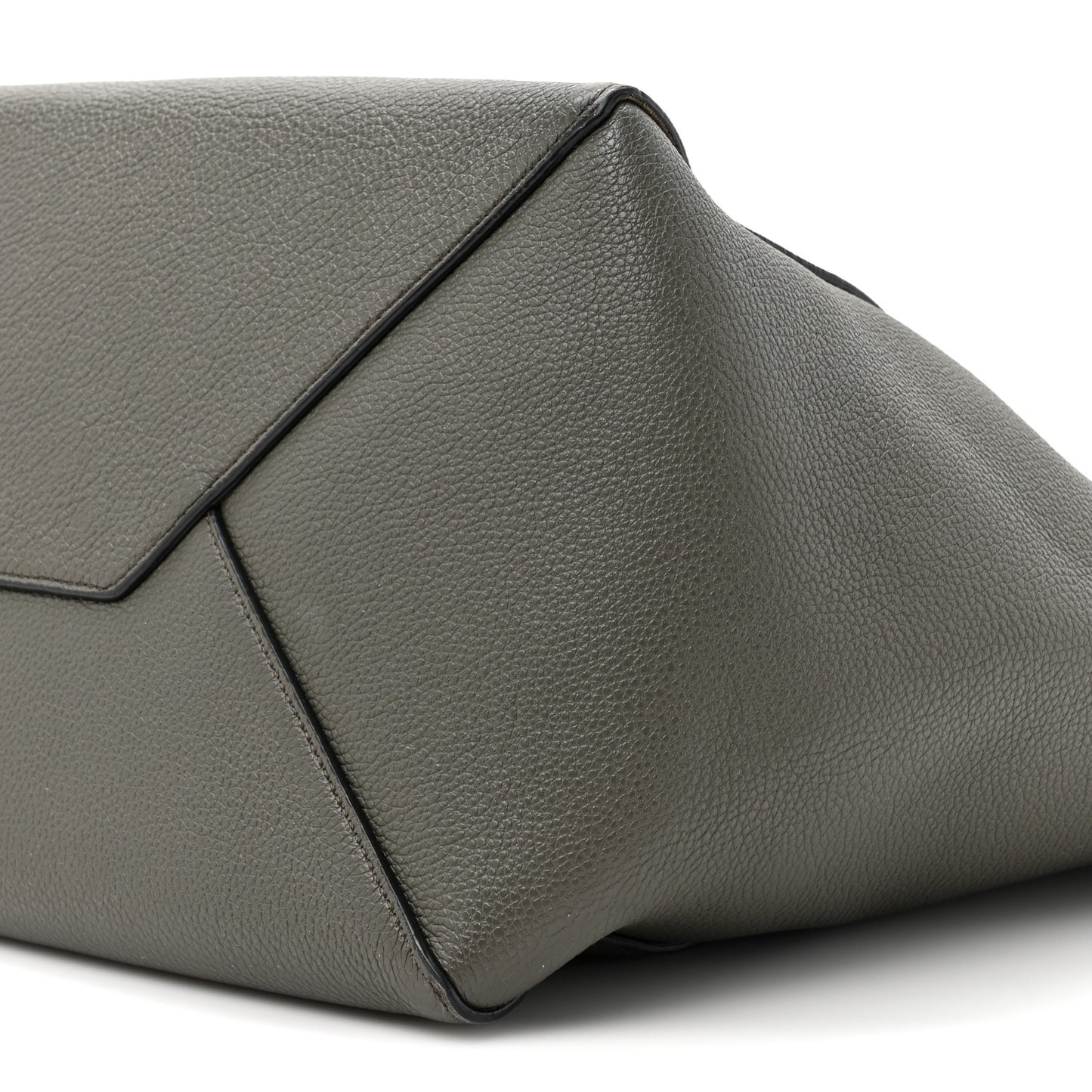 Soft Grained Calfskin Small Belt Cabas Phantom Taupe
