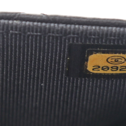 Chanel Aged Calfskin Quilted Lucky Charms 2.55 Reissue Wallet On Chain WOC Black 7 of 11