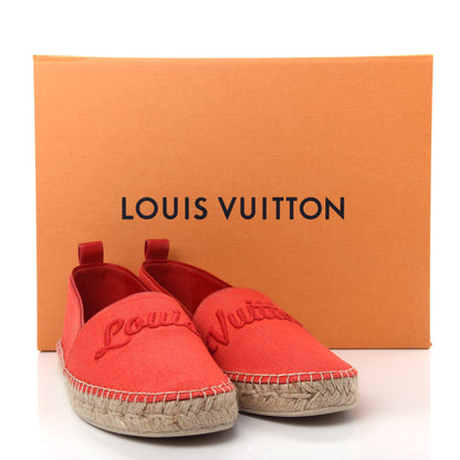 Louis Vuitton Canvas Waterfall Espadrille 40 Rouge 11 of 13