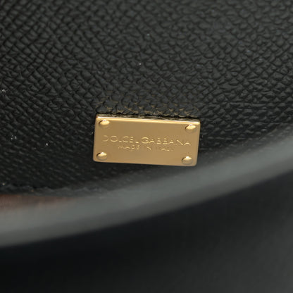Dolce & Gabbana Dauphine Medium Miss Sicily Satchel Black 8 of 9
