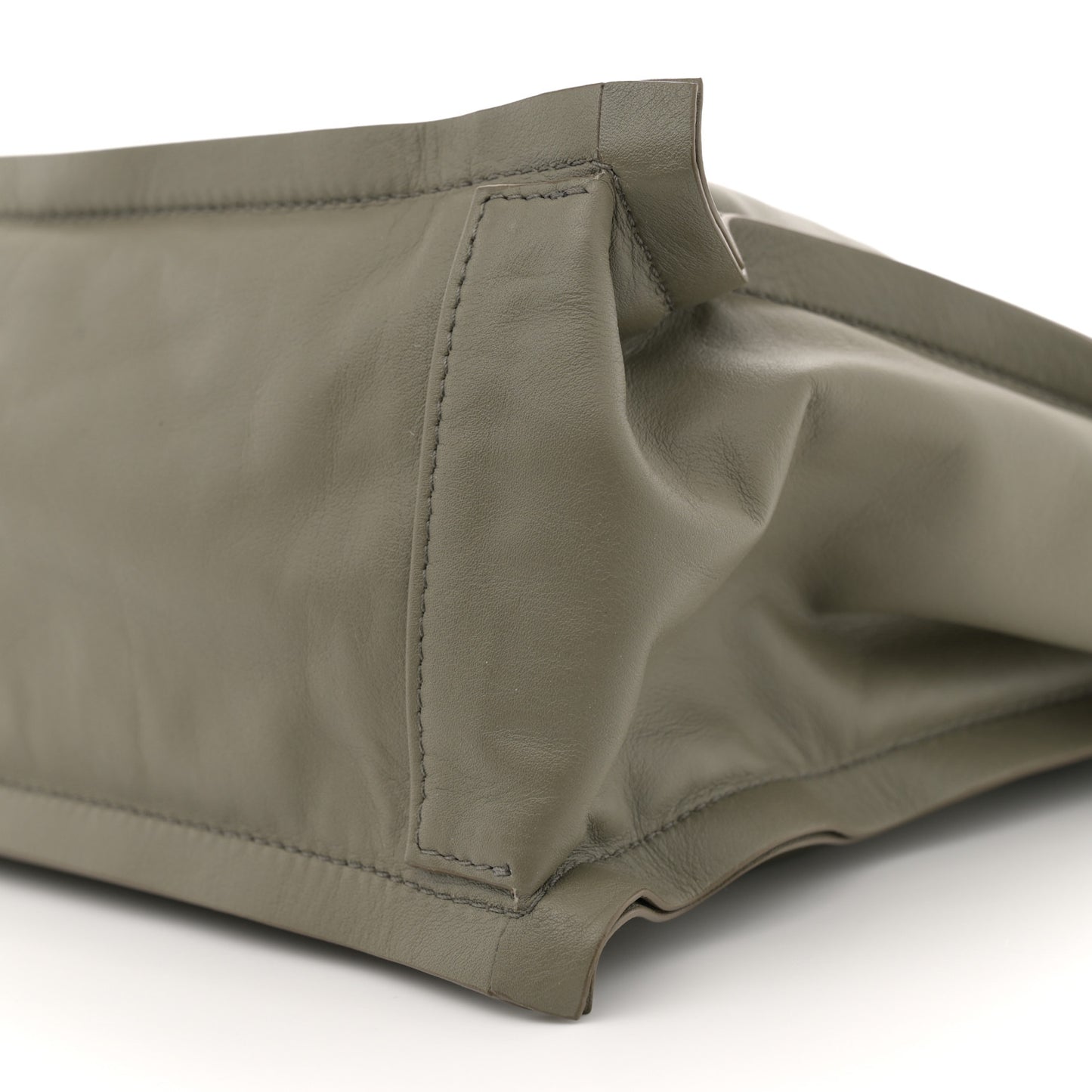 Calfskin Viva Bow Tote Green