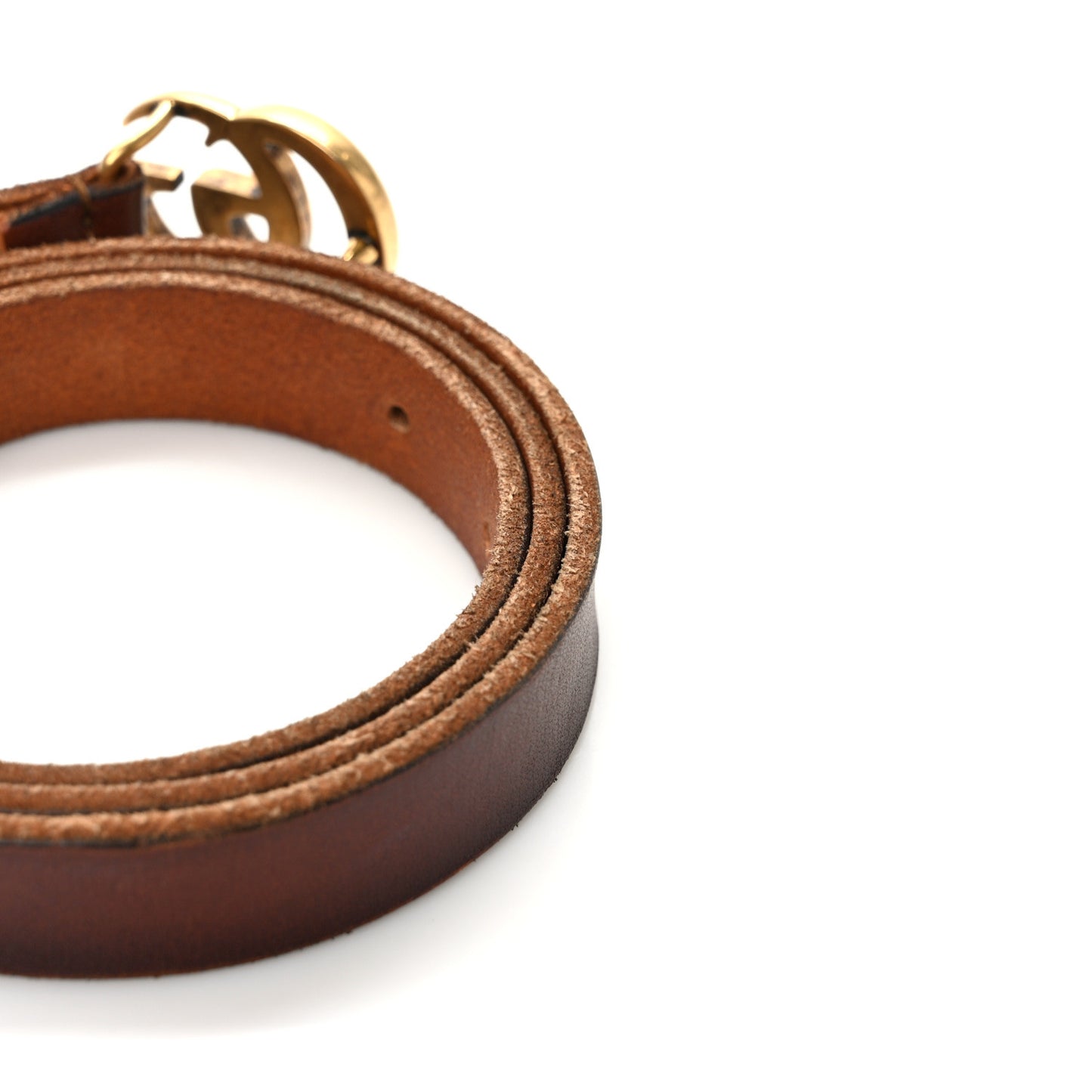 Faded Calfskin Double G 20mm Belt 85 34 Cuir