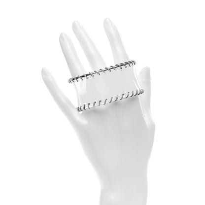 Tiffany Sterling Silver Whipstitch Cuff Bracelet 2 of 5