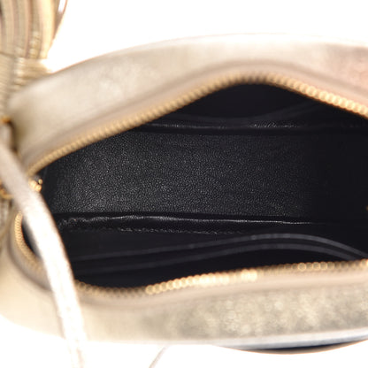 Saint Laurent Metallic Calfskin Monogram Blogger Bag Gold 5 of 10