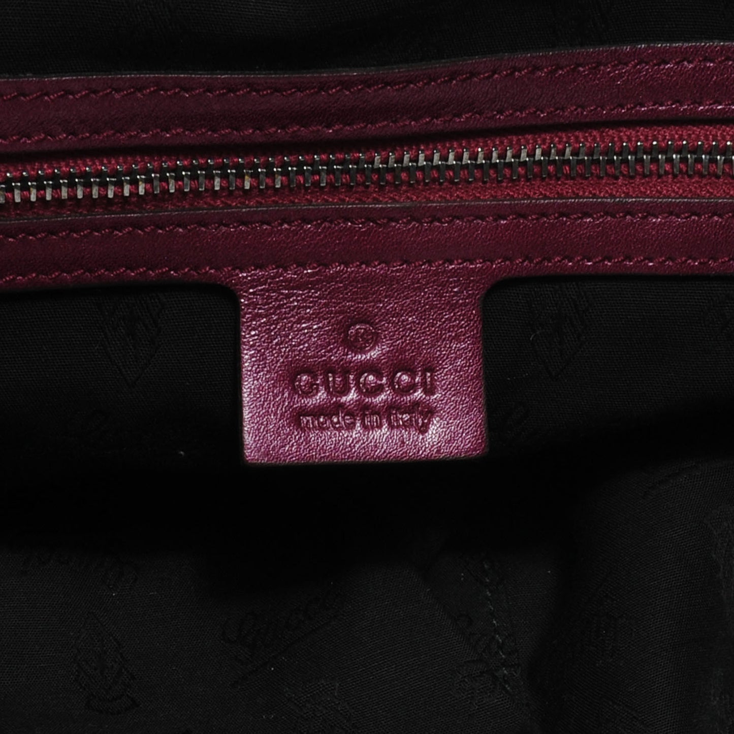 Metallic Leather Medium Galaxy Hobo Purple