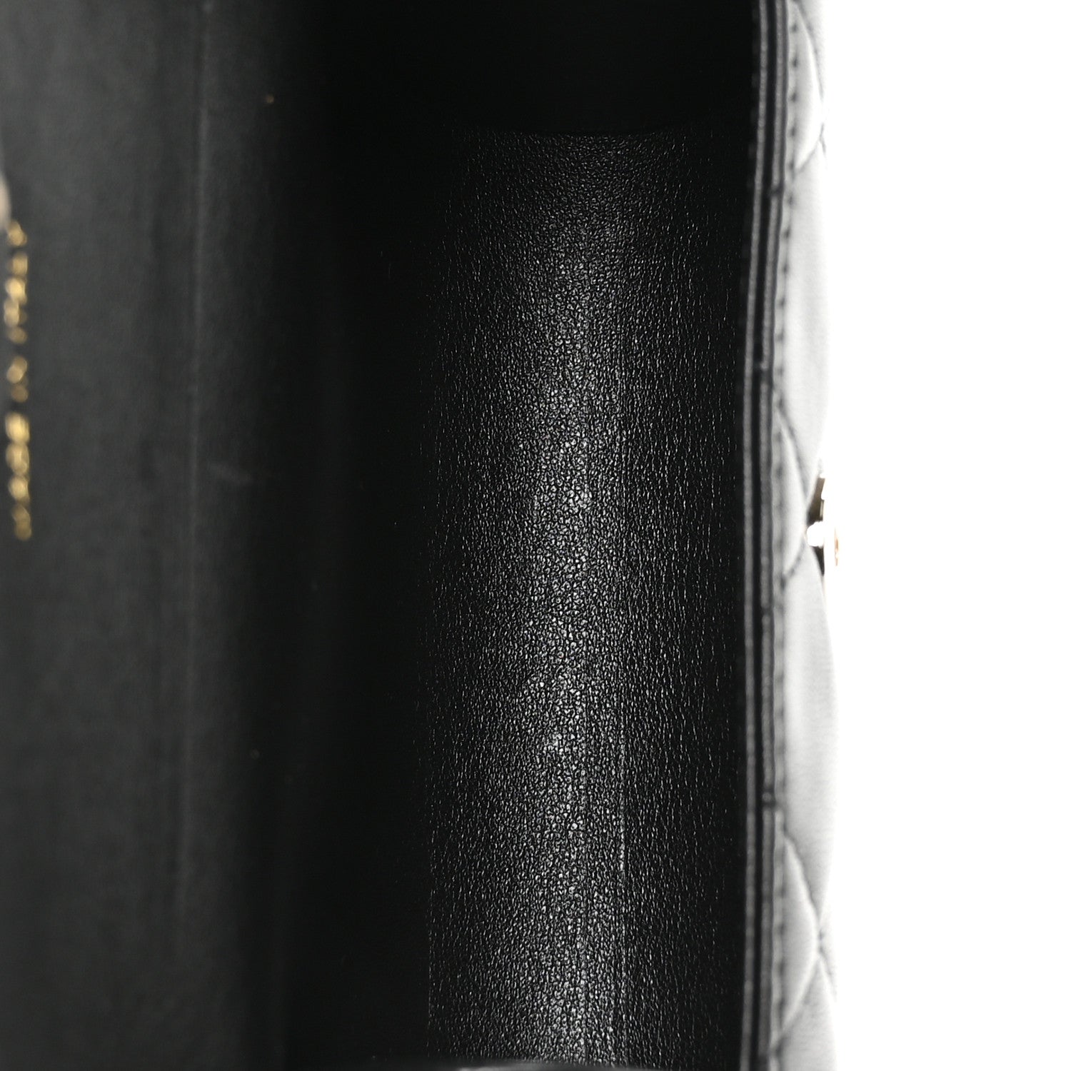 Chanel Lambskin Quilted Box Of Secrets Card Holder With Chain Black 4 of 9