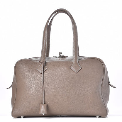 Hermes Taurillon Clemence Victoria II 35 Etoupe 1 of 10