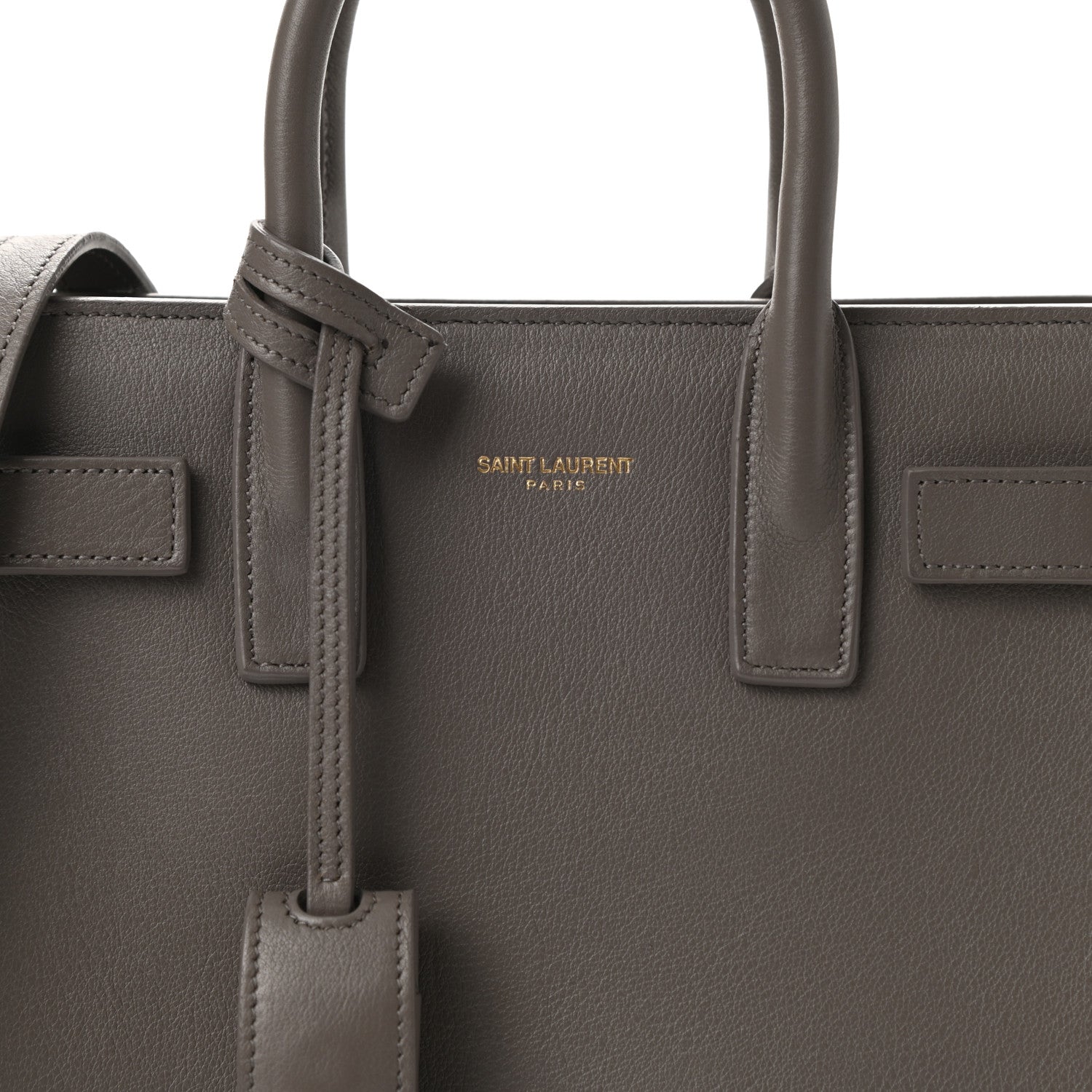 Saint Laurent Calfskin Nano Sac De Jour Fog 7 of 9