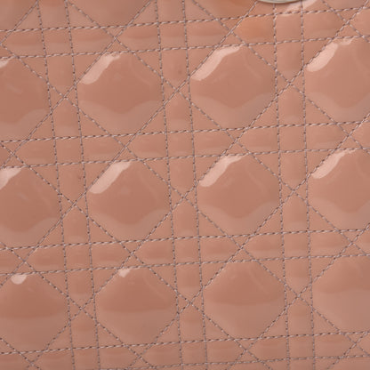 Christian Dior Patent Cannage Medium Lady Dior Beige 16 of 18