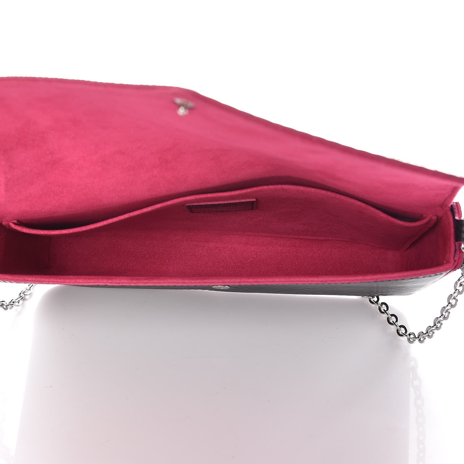 Louis Vuitton Epi Pochette Felicie Black Hot Pink 7 of 11
