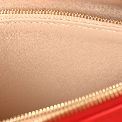 Louis Vuitton Lambskin Embossed Monogram Coussin PM Coquelicot Red 11 of 11