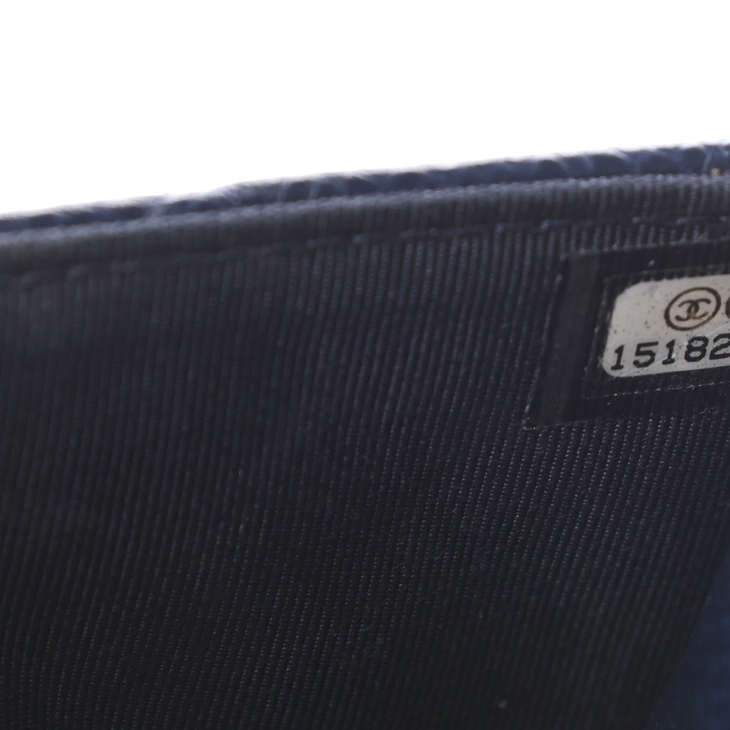 Chanel Caviar Quilted Wallet On Chain WOC Navy Blue 8 of 14