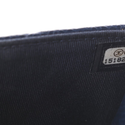 Chanel Caviar Quilted Wallet On Chain WOC Navy Blue 8 of 14