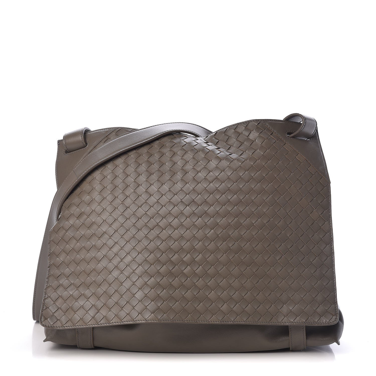 Bottega Veneta Nappa Intrecciato Messenger Bag Shadow 1 of 16