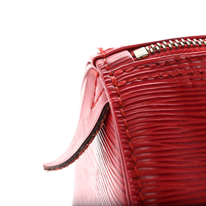 Louis Vuitton Epi Speedy 25 Castillan Red 13 of 14