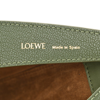 Loewe Satin Calfskin Jacquard Luna Bag Avocado Green 8 of 11