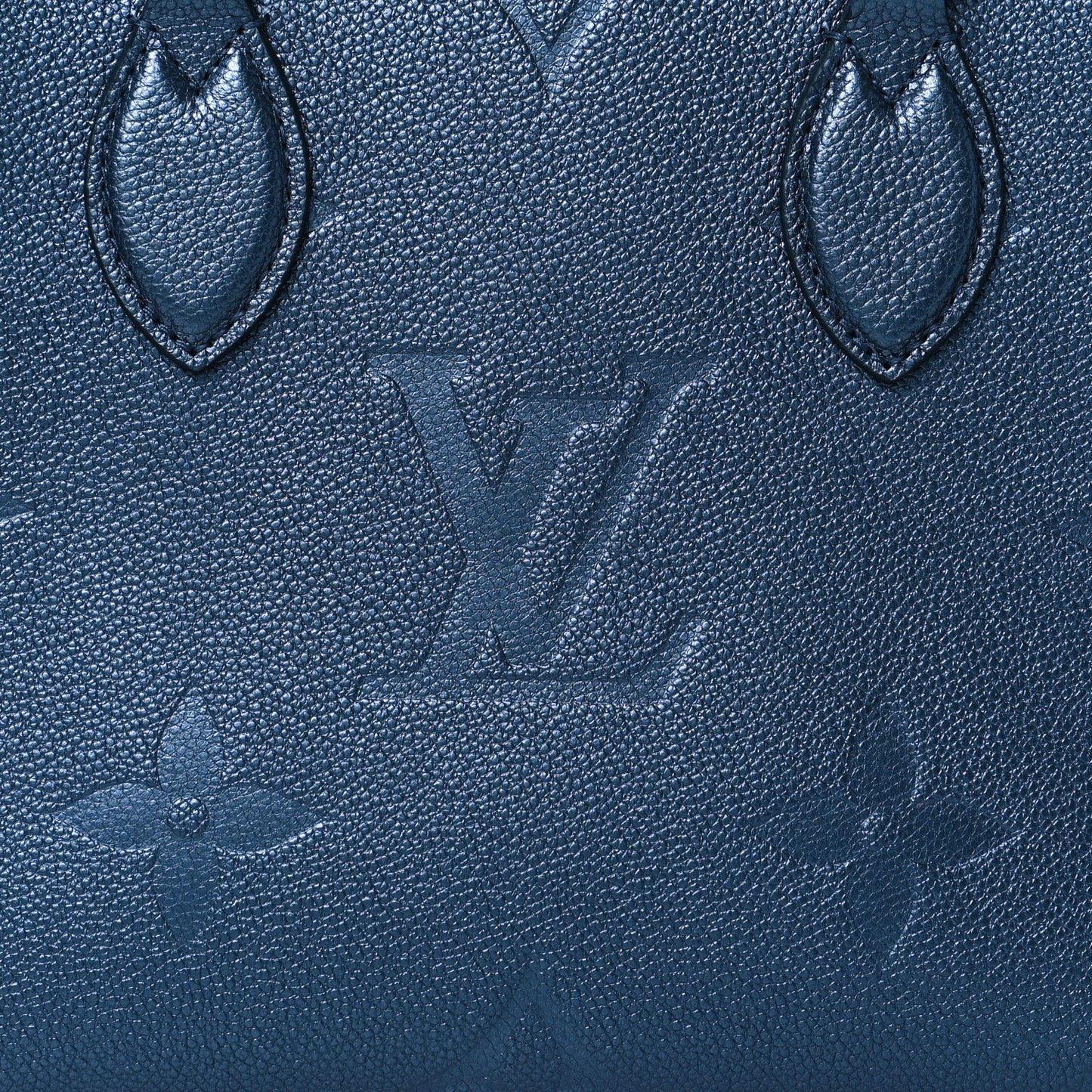 Metallic Empreinte Monogram Giant Onthego PM Navy Nacre