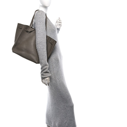 Celine Soft Grained Calfskin Small Belt Cabas Phantom Taupe 2 of 9