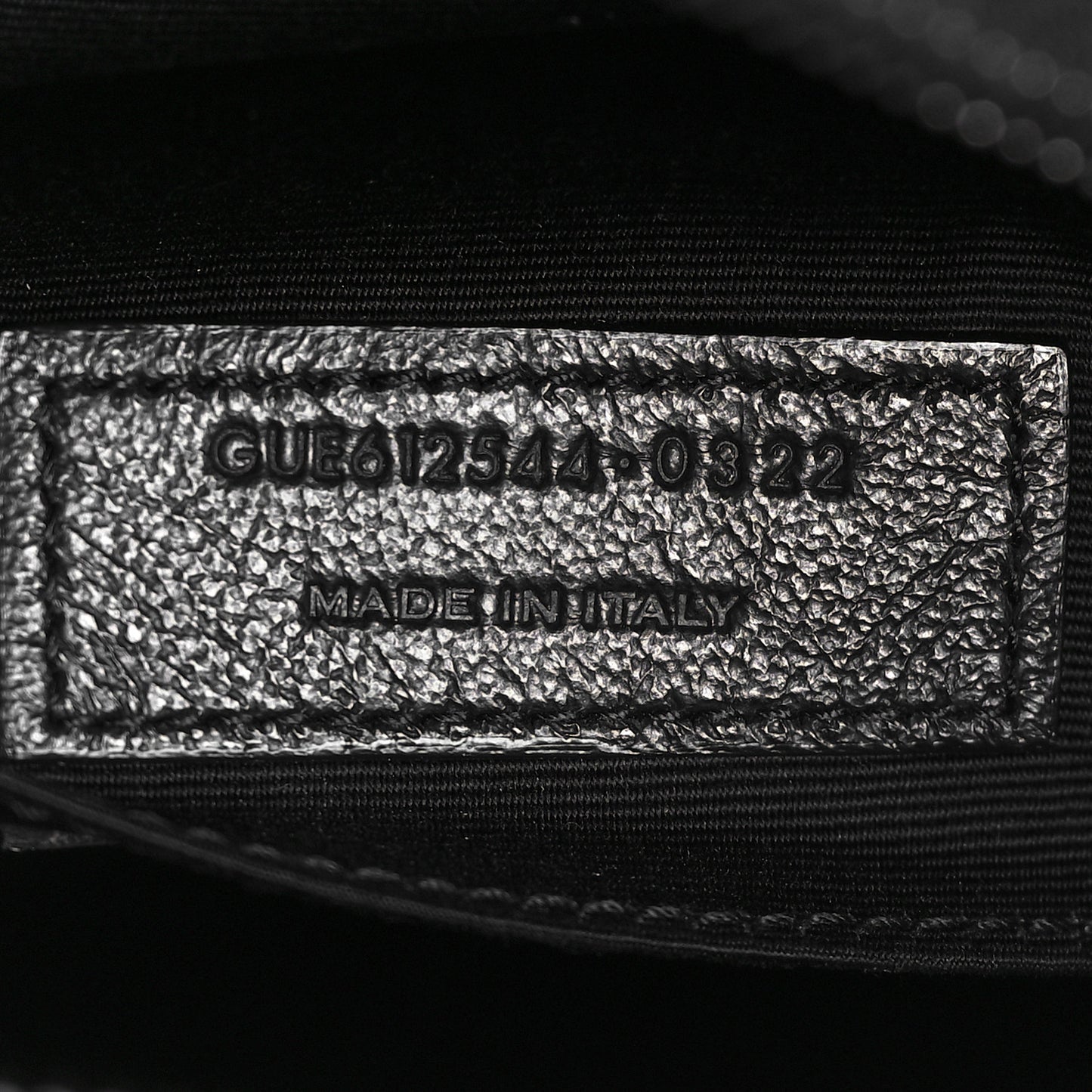 Calfskin Matelasse Monogram Lou Camera Bag Black