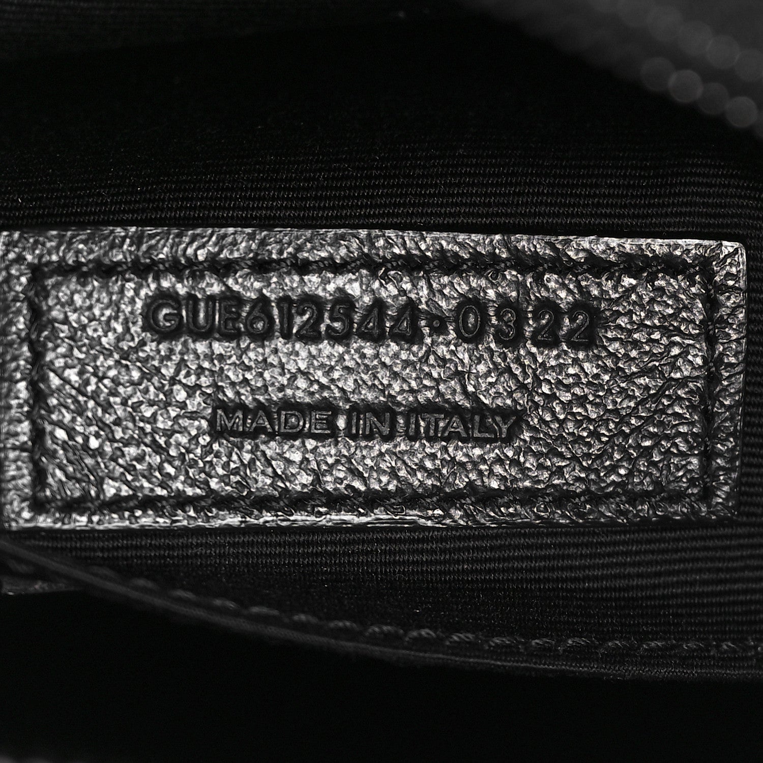 Saint Laurent Calfskin Matelasse Monogram Lou Camera Bag Black 7 of 9